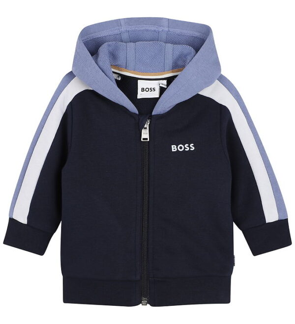BOSS Cardigan - Navy/Lyseblå