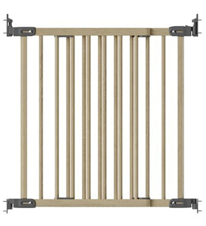 BabyDan Sikkerhedsgitter - Flexi Fit Wood Deluxe - Nature