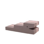 Bobles Krokodille L 24 Vintage Rose