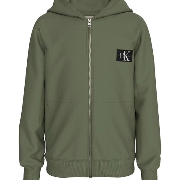 Calvin Klein Cardigan - Badge - Thyme Green