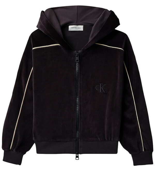 Calvin Klein Cardigan - Velour - Sort