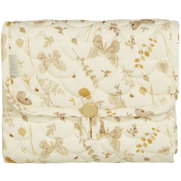 Cam Cam Pusleunderlag - 70x44 cm - Beige m. Blade/Som