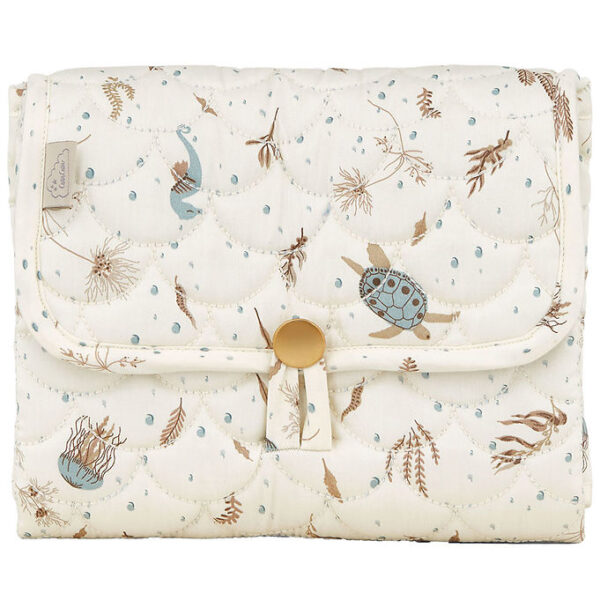 Cam Cam Pusleunderlag - Quiltet - Sea Garden