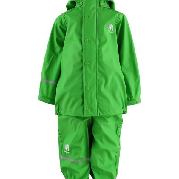 CeLaVi Regntøj m. Seler - PU - Grøn