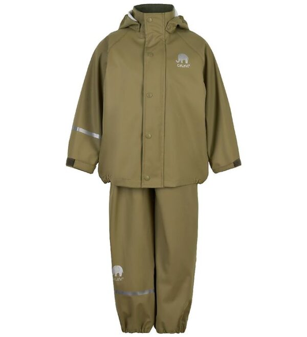 CeLaVi Regntøj m. Seler - PU - Khaki CeLaVi Regntøj m. Seler - PU - Khaki