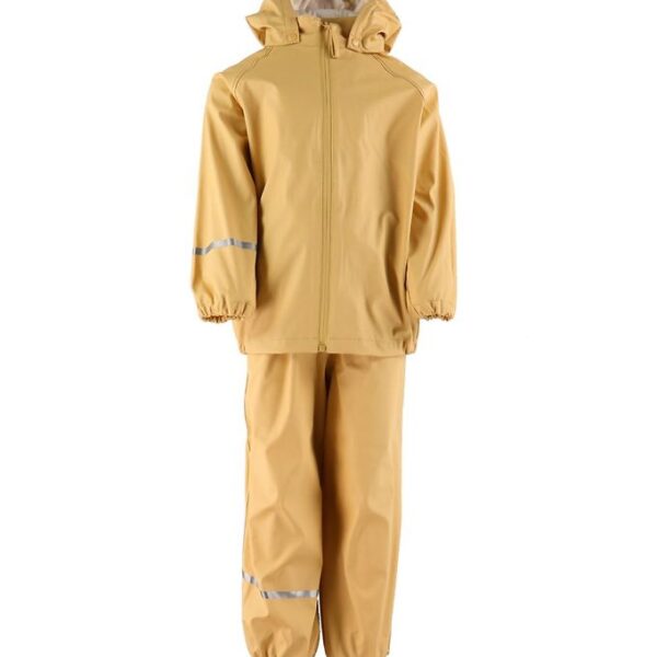 CeLaVi Regntøj m. Seler - PU - Rattan