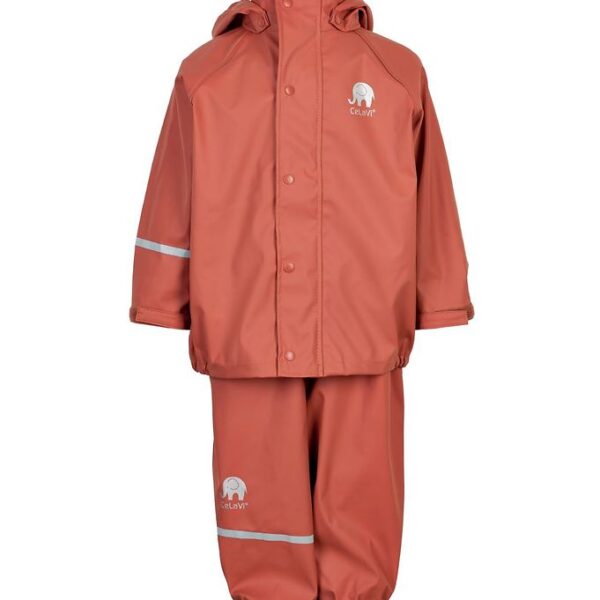 CeLaVi Regntøj m. Seler - PU - Redwood