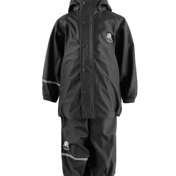 CeLaVi Regntøj m. Seler - PU - Sort