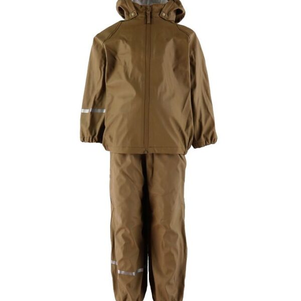 CeLaVi Regntøj m. Seler - Recycle PU - Nutria