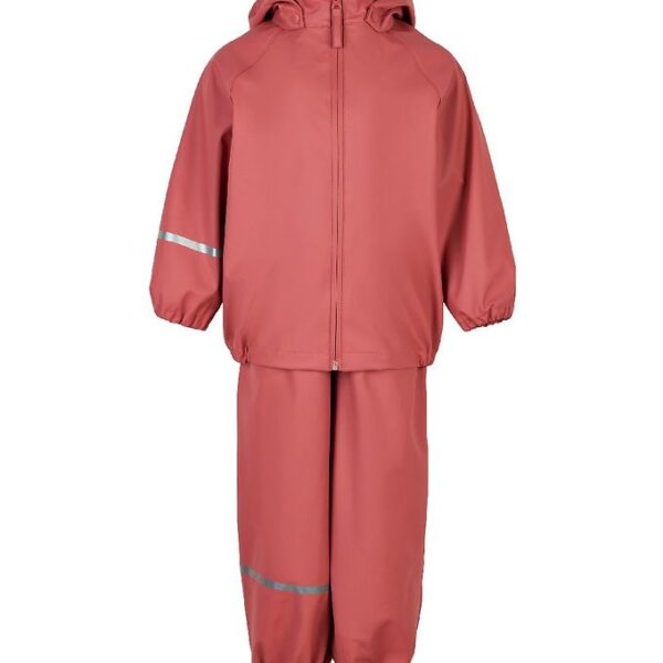 CeLaVi Regntøj m. Seler - Recycled PU - Dusty Ceder