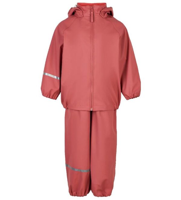 CeLaVi Regntøj m. Seler - Recycled PU - Dusty Ceder