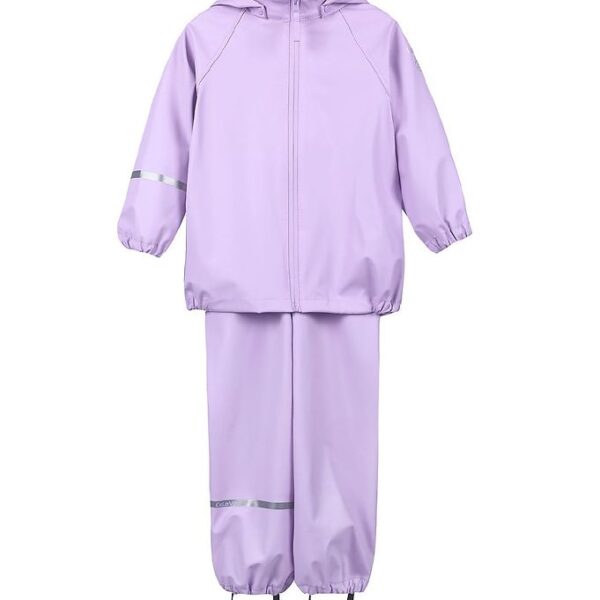 CeLaVi Regntøj m. Seler - Recycled PU - Purple Rose