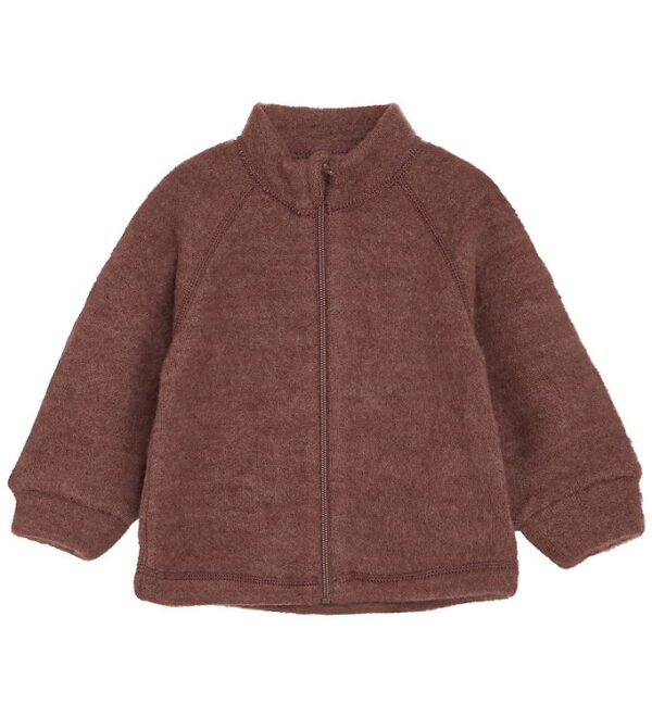Celavi Cardigan - Uld - Marron