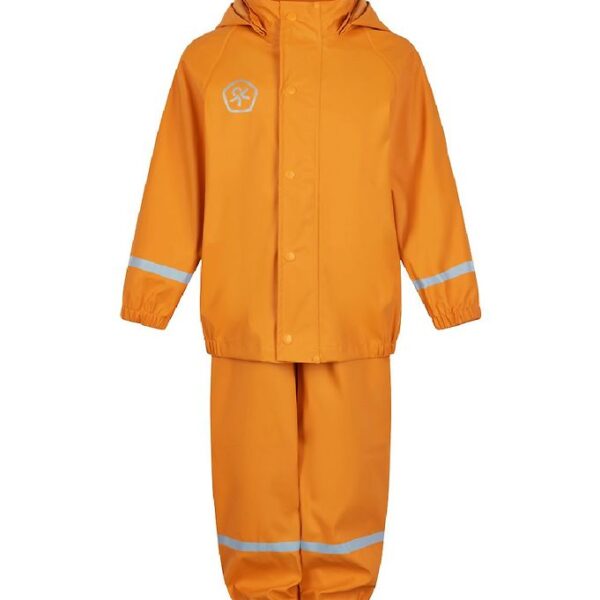 Color Kids Regntøj m. Seler - PU - Cadmium Yellow