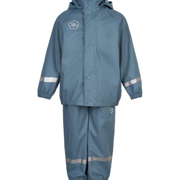 Color Kids Regntøj m. Seler - PU - Captain's Blue