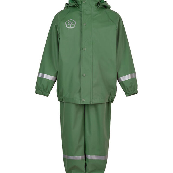 Color Kids Regntøj m. Seler - PU - Dark Ivy