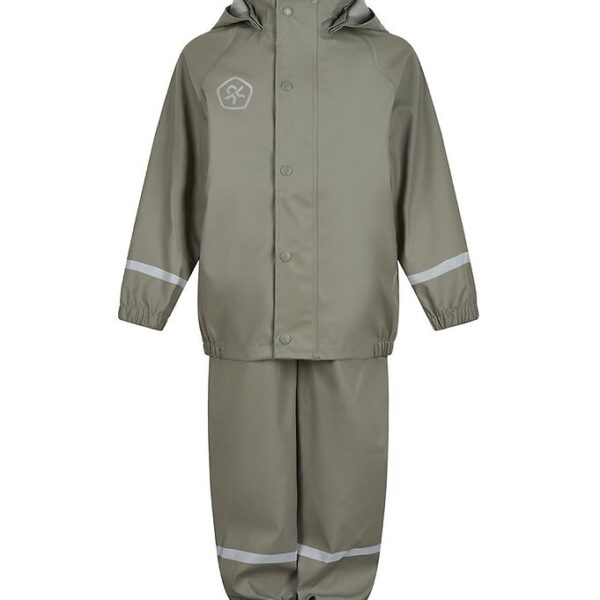 Color Kids Regntøj m. Seler - PU - Vetiver Color Kids Regntøj m. Seler - PU - Vetiver