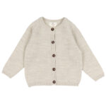 Copenhagen Colors Cardigan - Uld - Pale Cream Melange