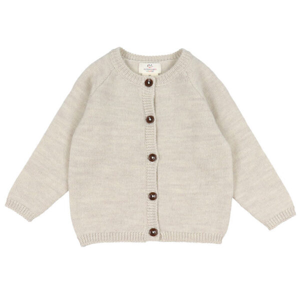 Copenhagen Colors Cardigan - Uld - Pale Cream Melange