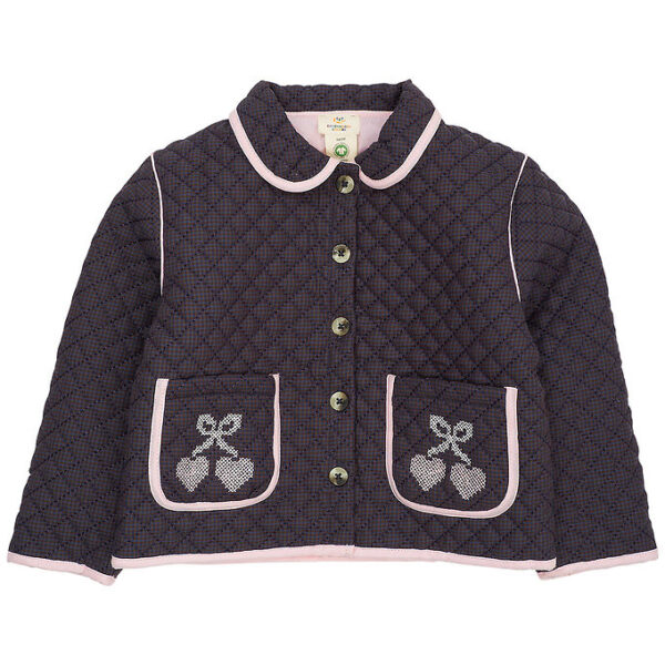 Copenhagen Colors Jakke - Quiltet - Brown/Blue Check