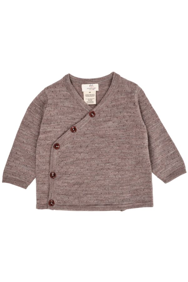 Copenhagen Colors Merino Cardigan - Natural Melange - 50 cm