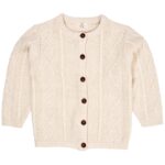 Copenhagen Colors Strik Cardigan - Cream - 50 cm