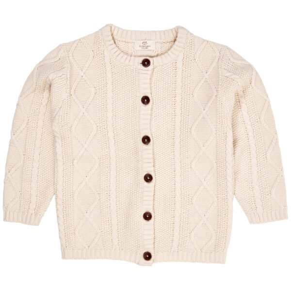 Copenhagen Colors Strik Cardigan - Cream - 50 cm