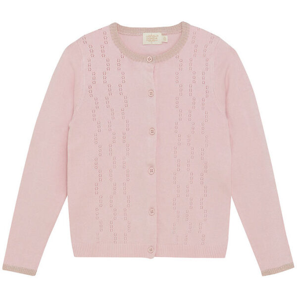 Creamie Cardigan - Pointelle - Strik - Lotus
