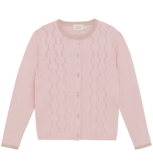 Creamie Cardigan - Pointelle - Strik - Lotus