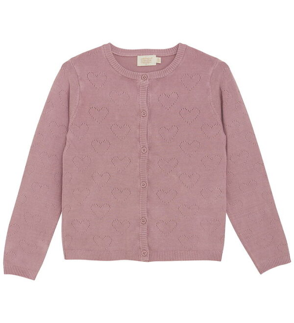 Creamie Cardigan - Viskose/Nylon - Pointelle - Woodrose