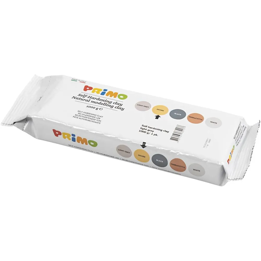 Creativ Company | Selvhærdende ler - Gul okker, 1 kg.