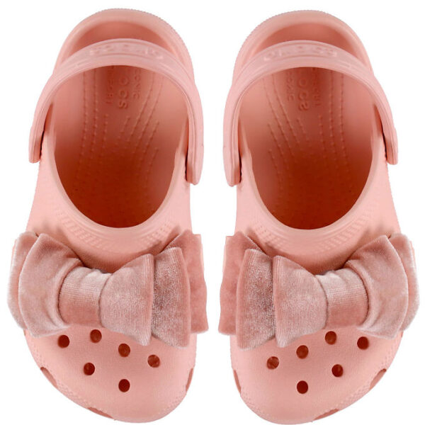Crocs Sandaler - Classic Bow Clog K - Powder Pink