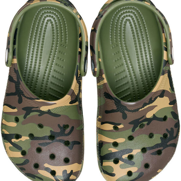 Crocs Sandaler - Classic Camouflage Clog K - Army Green/Multi