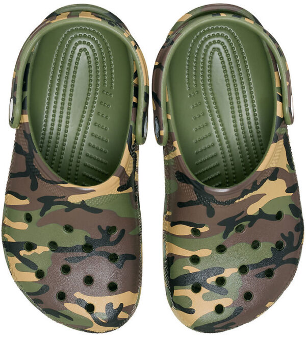 Crocs Sandaler - Classic Camouflage Clog K - Army Green/Multi