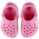 Crocs Sandaler m. Lys - Clog T - Pink Lemonade/Hearts