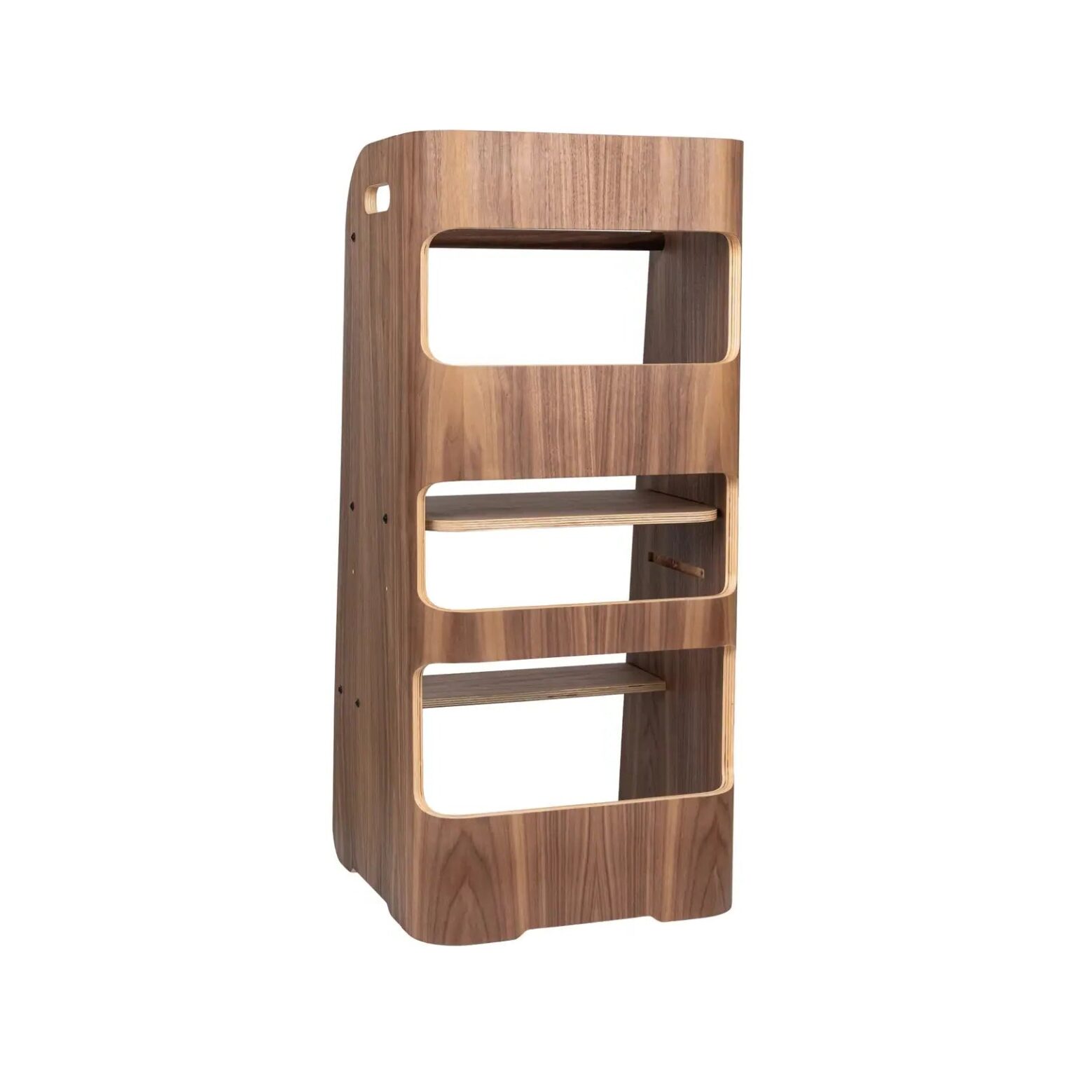 Curve Lab Læringstårn - Birketræsfinér Med en Overflade Afslutning i Valnød