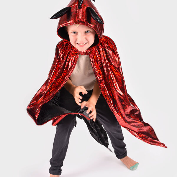 Den Goda Fen | Dragekappe - Rød, str. 3-8 år