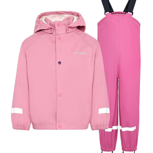 Didriksons Regntøj m. Seler - PU - Slaskeman - Light Heather Pin