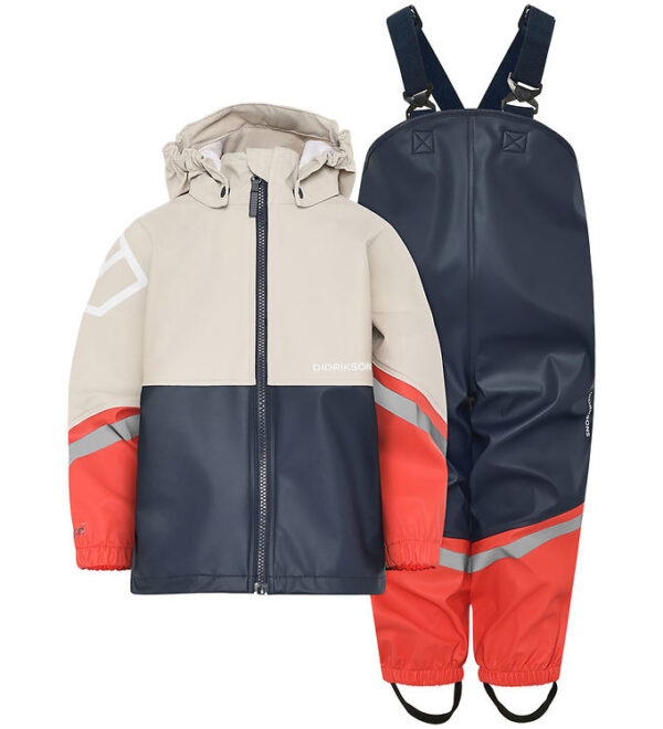 Didriksons Regntøj m. Seler - PU - Waterman - Sand Beige