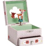 Djeco Smykkeskrin - 8,5x10,5x10,5 cm - Wood Fawn