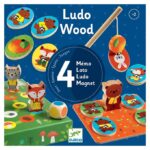 Djeco Spil - 4-i-1 - Ludo Wood