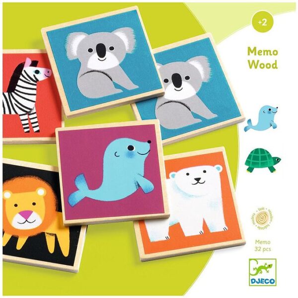 Djeco Vendespil - Memo Wood Djeco Vendespil - Memo Wood