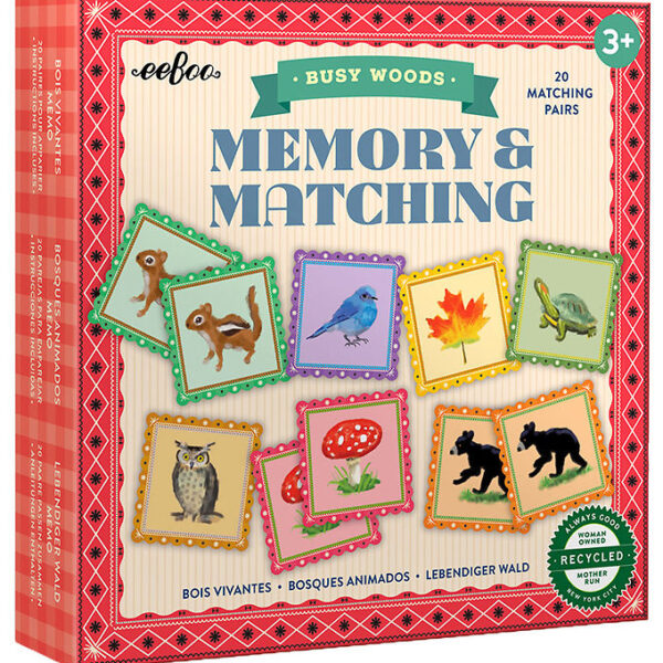 Eeboo Spil - Vendespil - Busy Woods Eeboo Spil - Vendespil - Busy Woods