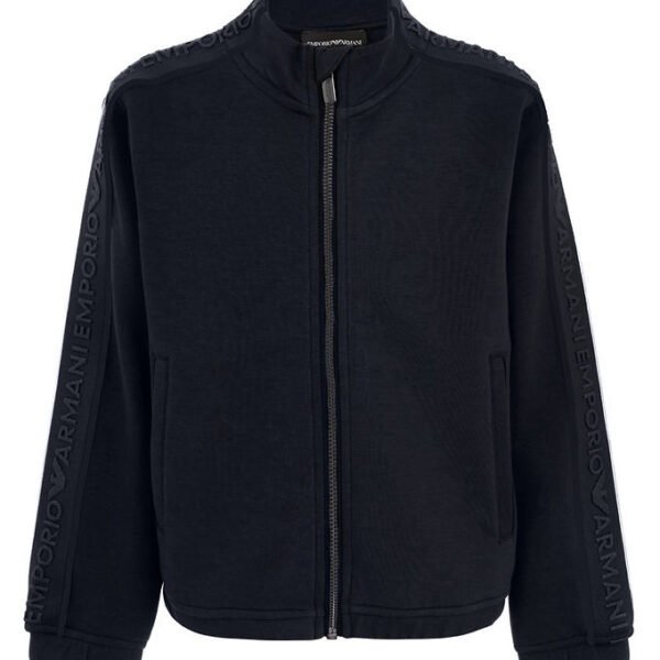 Emporio Armani Cardigan - Navy m. Logostribe