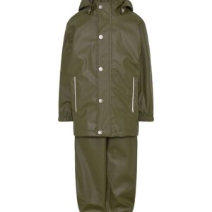 En Fant Regntøj m. Seler - PU - Ivy Green