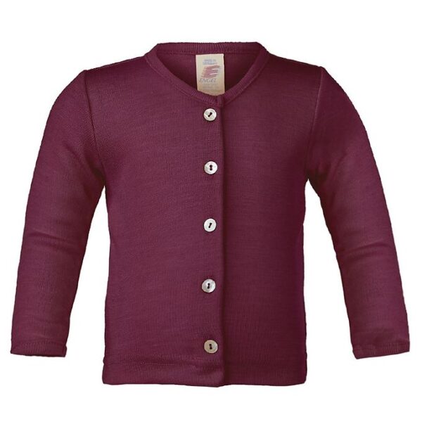 Engel Cardigan - Uld/Silke - Orchidee