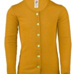 Engel Cardigan - Uld/Silke - Safran