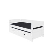 Enkeltseng Luna Med Skuffer og Udtræksseng