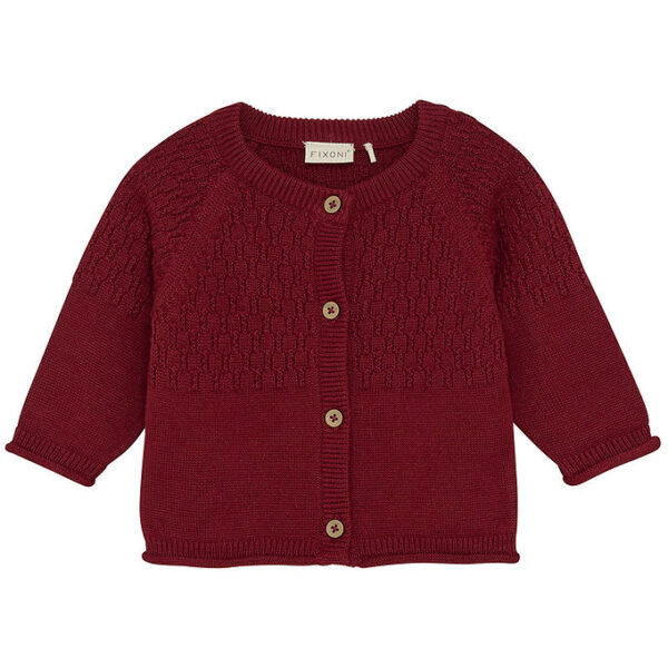 Fixoni Cardigan - Strik - Syrah