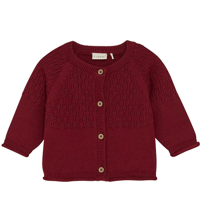 Fixoni Cardigan - Strik - Syrah